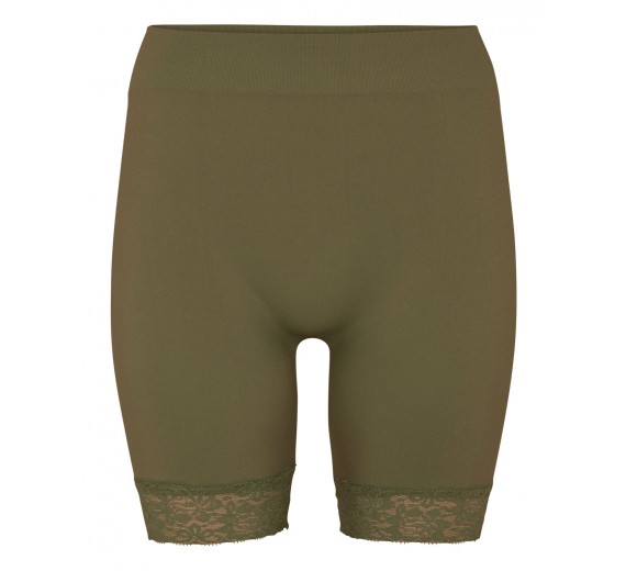 Lange Sømløse Decoy Indershorts Med Blonder, Grøn, Str. S/M