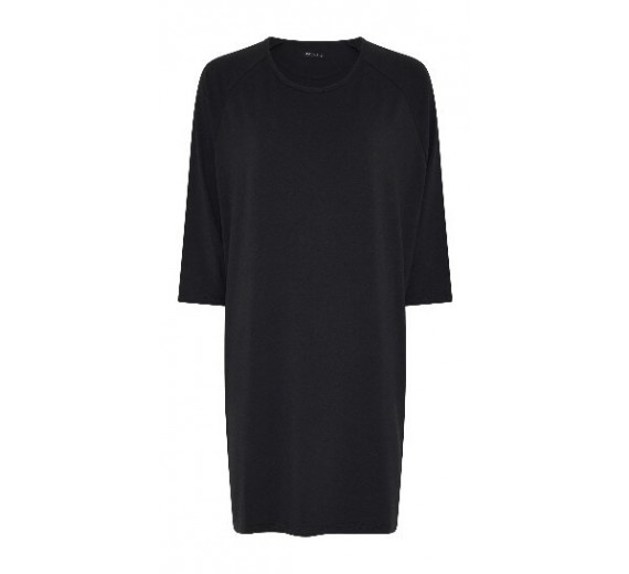 Decoy bambus natkjole med 3/4-ærme - Sort str. Medium