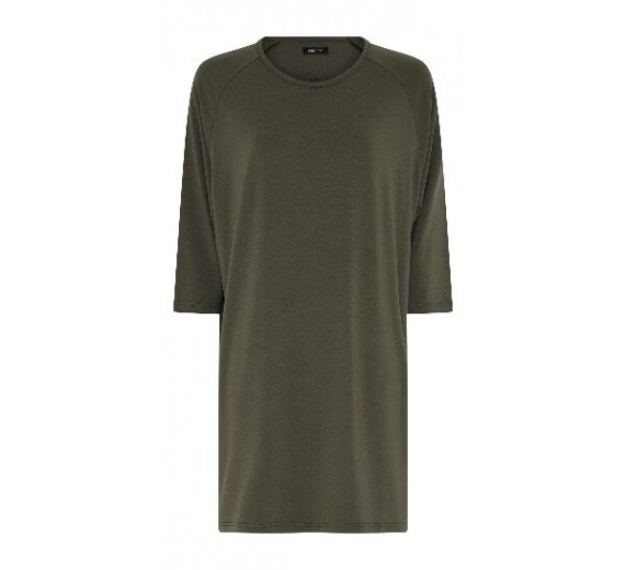 Decoy bambus natkjole med 3/4-ærme - Grøn str. Large