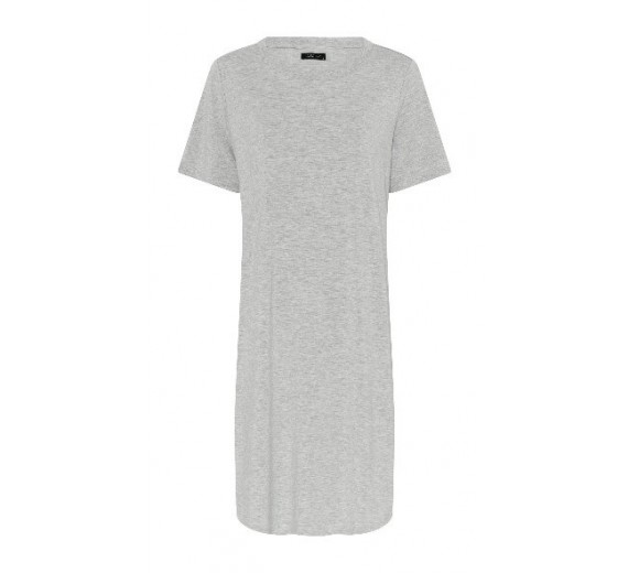 Decoy bambus natkjole med korteærmer - Grå str. Small