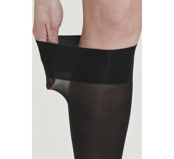 2-Pak Knæstrømper Decoy Perfect Fit Osize Plus, Sort - Str. 37-41