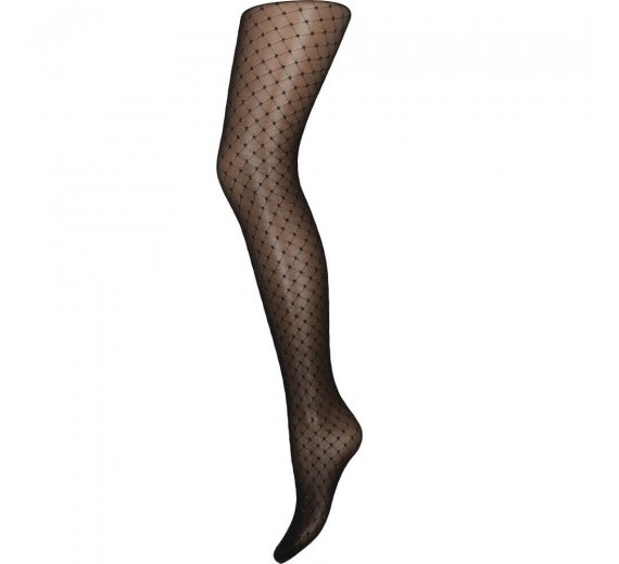 Decoy Fashion Strømpebukser Silver Glitter 30 Denier - Str. XL