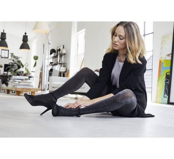 Decoy Glitter Strømpebukser, 60 denier, Multicolour - Str. S/M