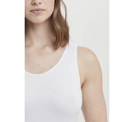 Decoy top med brede stropper, dame, hvid, str. XL Decoy top med brede stropper, dame, hvid, str. XL