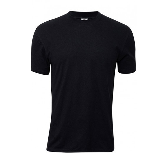 Sort Dovre T-Shirt Med Rund Hals - Str. 2XL