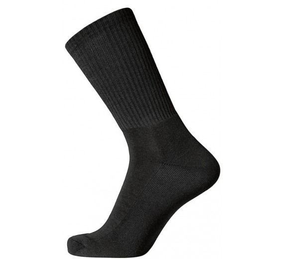 Egtved Bomuldstrømper "Terry Sole", Sort - Str. 45-48