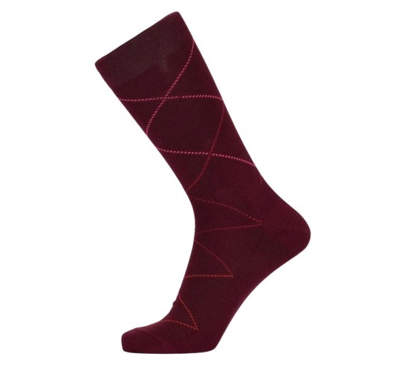 Bordeaux Egtved Bambusstrømper Med Terner Str. 40-45