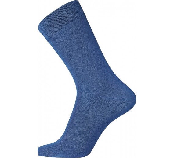 Blå Egtved bomuldsstrømper, str. 40-45