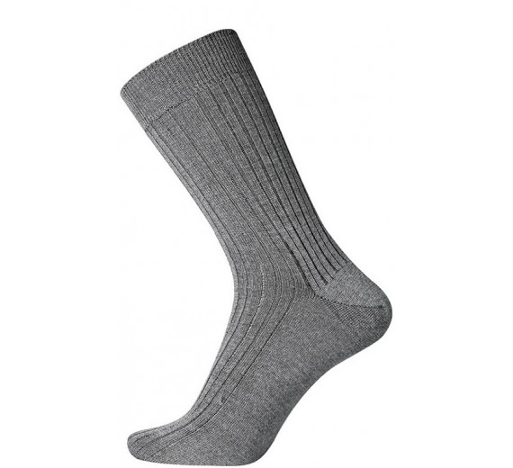 Grå Egtved Uldstrømper i 100% uld Str. 38-40