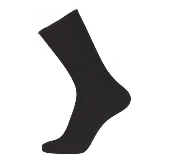Sorte Egtved Uldstrømper "Uden Elastik" Str. 45-48