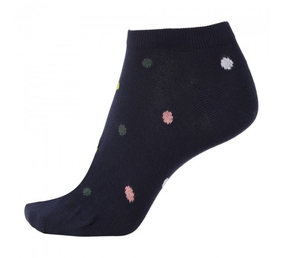 Korte ankelstrømper fra Socks CPH - Navy Tivoli Dot str. 36-39