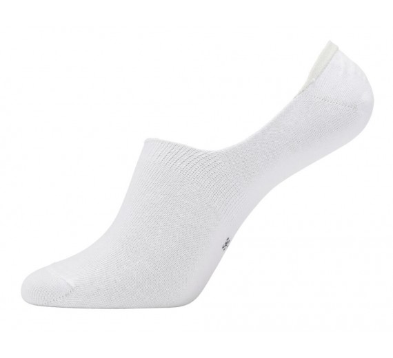 Hvide footies i økologisk bomuld, CPH Sock Company, str. 40-47