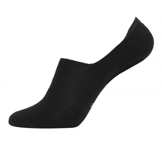 Sorte footies i økologisk bomuld, CPH Sock Company, str. 36-40