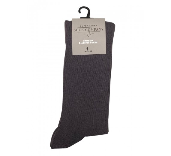 CPH Socks Comp. Komfort- og diabetessokker, Grå bambus - Str. 47-50