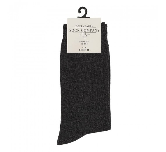 Bambusstrømper Til Mænd, Mørkegrå, CPH Sock Company, Str. 40-47