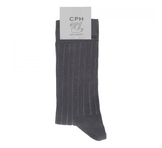 Mørkegrå herrestrømper, CPH Sock Company, str. 45-48