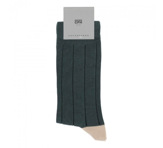 Socks CPH herrestrømper, armygrøn, str. 45-48