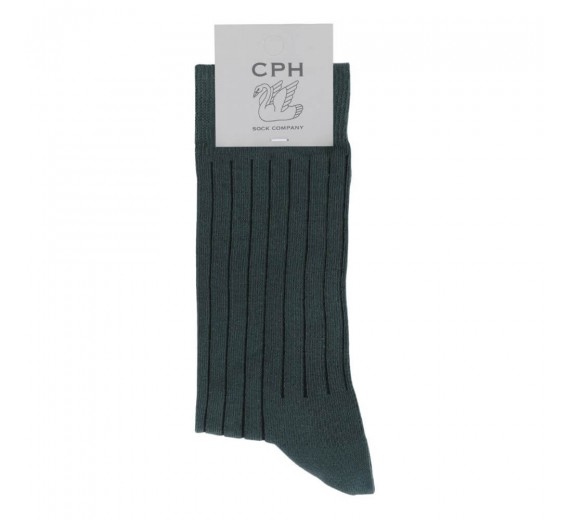 Mørkegrønne herrestrømper, CPH Sock Company, str. 40-44