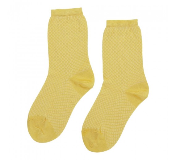 Socks CPH damestrømper, viskose, gul, str. 39-42