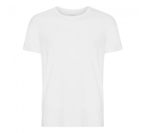 Hvid Bambus T-Shirt - Str. 4XL