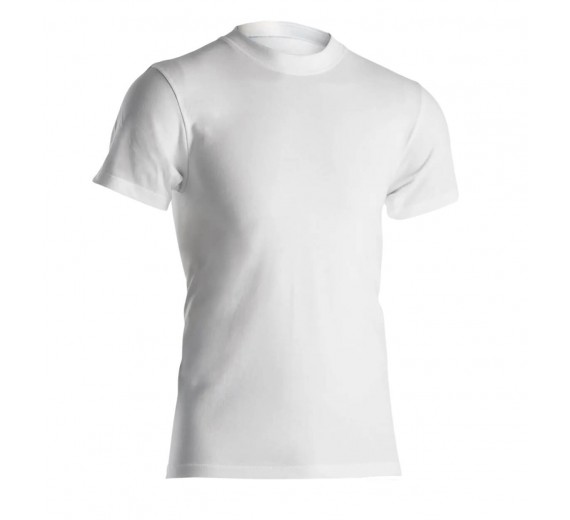 Hvid Dovre T-Shirt Med Rund Hals - Str. 2XL