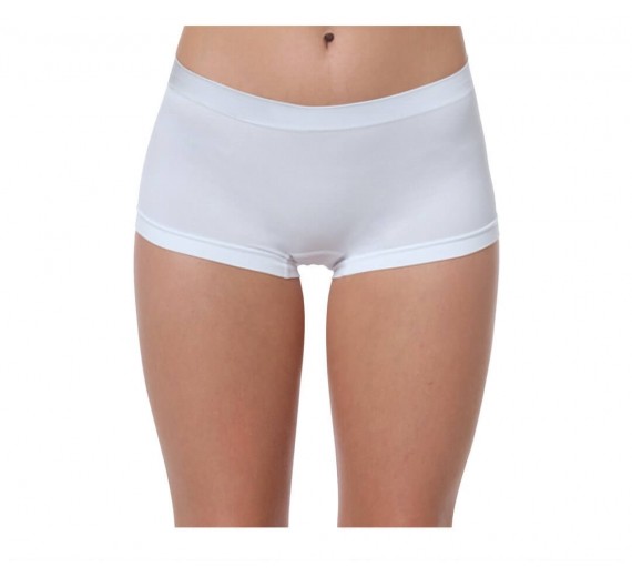 Sømløse Hipster Trusser, Hvid, Str. S/M