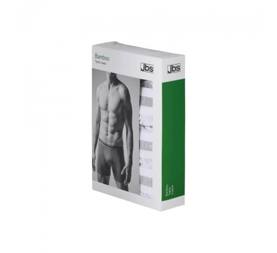 3-Pak JBS Bambus Tights, Hvid. Str. Large