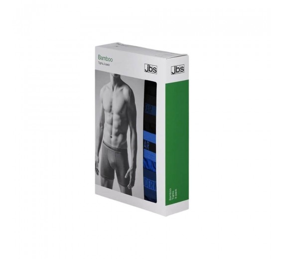 3-Pak JBS Bambus Tights, Sort og Blå - Str. XL