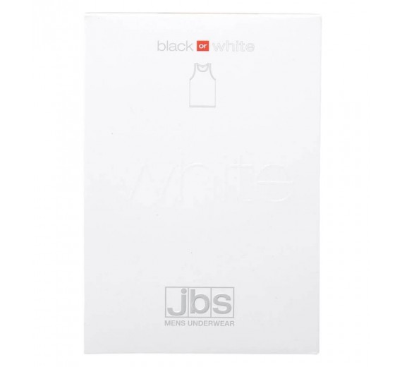 JBS Black or White Tank-Top - Str. Medium