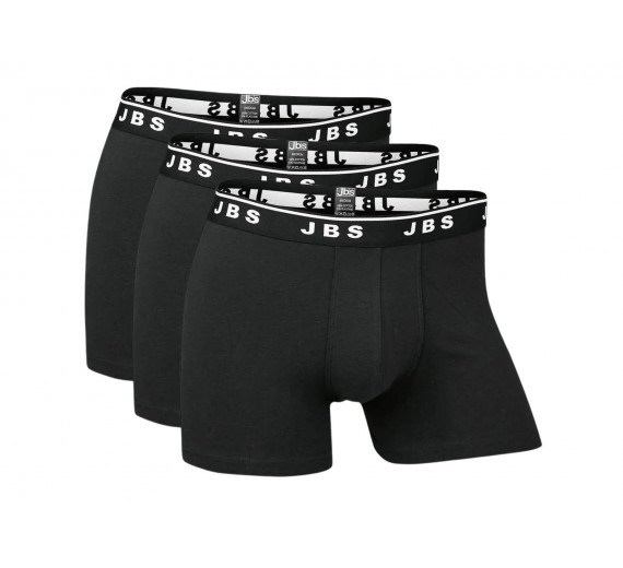 3-Pak JBS boxershorts, sort, str. small 3-Pak JBS boxershorts, sort, str. small