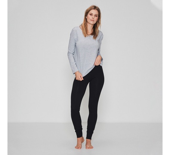 JBS of DK womens LS top bambus 1230-14-05 - Grå str. large