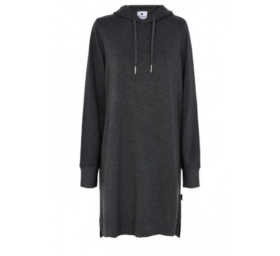JBS of Denmark Bambus Hoodie Dress Mørkegrå, Str. XL