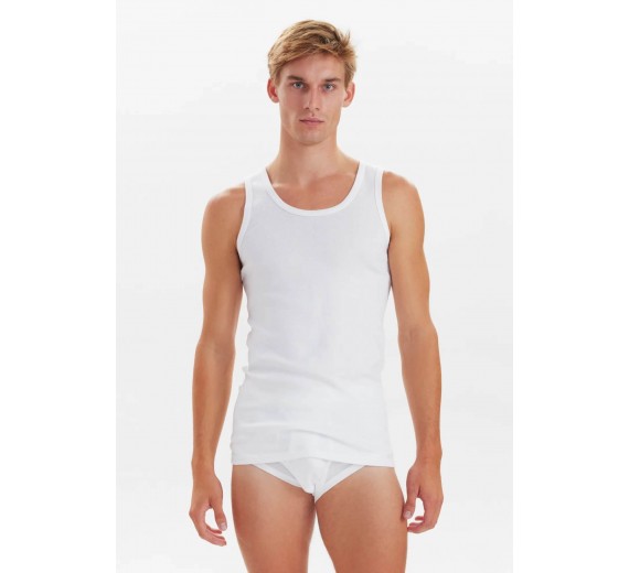 JBS Original tanktop undertrøje, hvid, str. 4XL