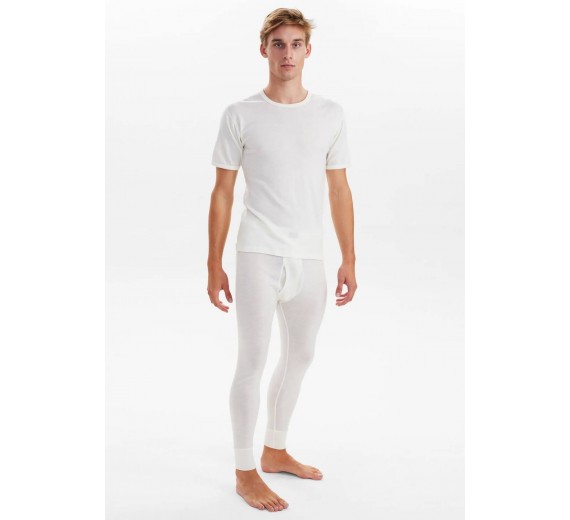 JBS t-shirt i 100% merino uld til mænd, hvid, str. 2XL