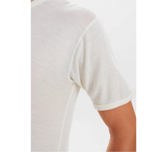JBS t-shirt i 100% merino uld til mænd, hvid, str. medium