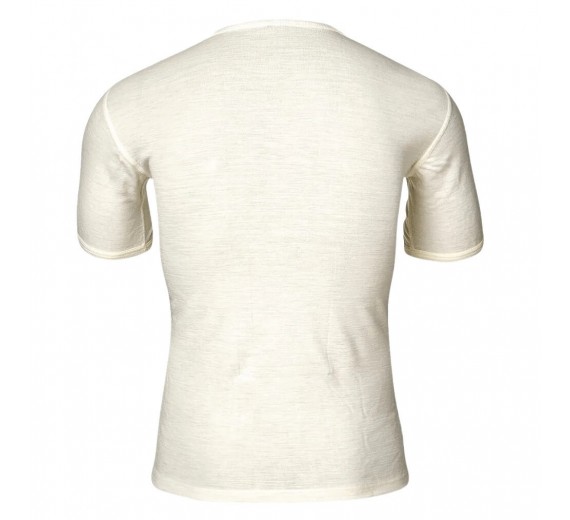 JBS t-shirt i 100% merino uld til mænd, hvid, str. large