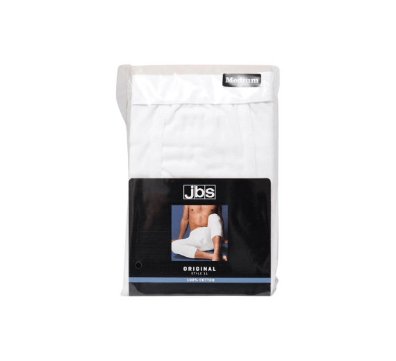 JBS Original 3/4 lange underbukser, hvid, str. Large