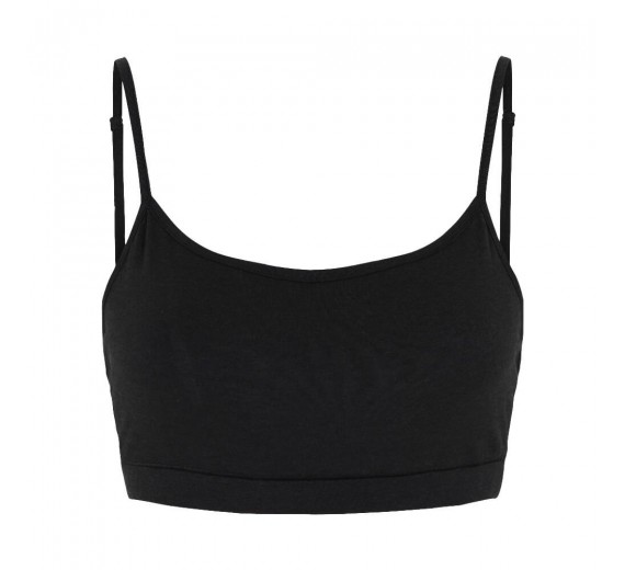 Bambus Top m. smal strop Fra JBS of Denmark, Sort - Str. X-Large