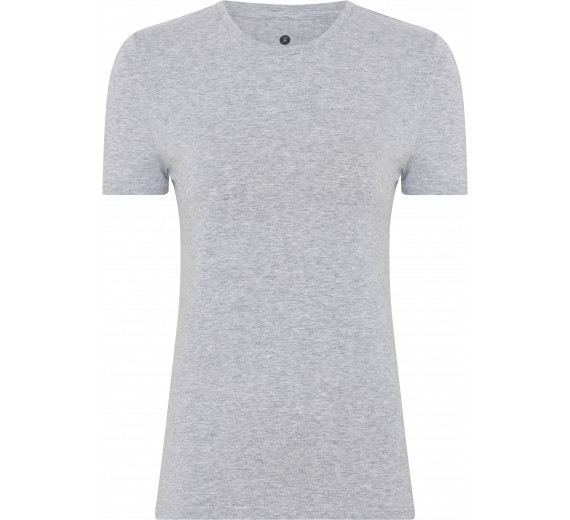 Bambus T-Shirt Slim, Dame, JBS of Denmark, Grå, Str. XS