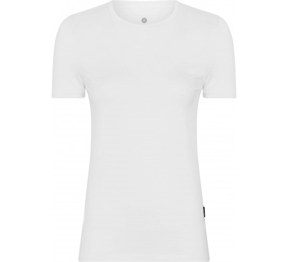 Bambus T-Shirt Slim, Dame, JBS of Denmark, Hvid, Str. XL