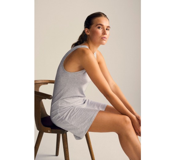 Bambus jersey kjole fra JBS of DK - Grå Str. 2X-Large