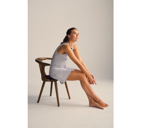 Bambus jersey kjole fra JBS of DK - Grå Str. Large