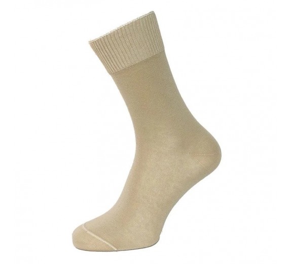 Kilde komfort- og diabetesstrømper, Sand - Str. 35-38