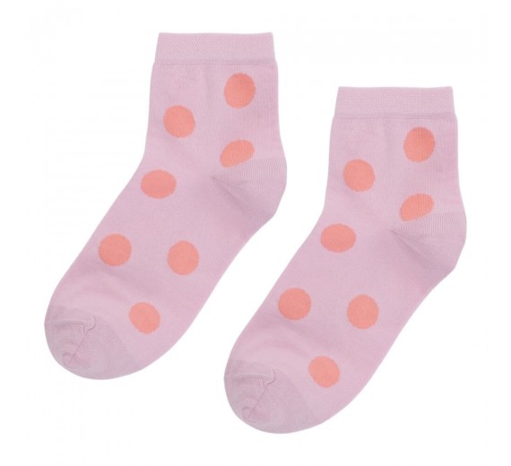 Korte ankelstrømper fra Socks CPH - Lila Dot str. 36-39