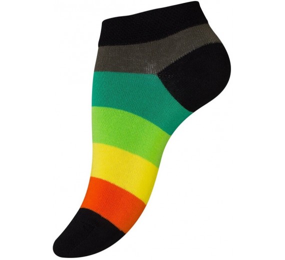 Ankelstrømper Damer 4-pak Rainbow - Str. 39-42