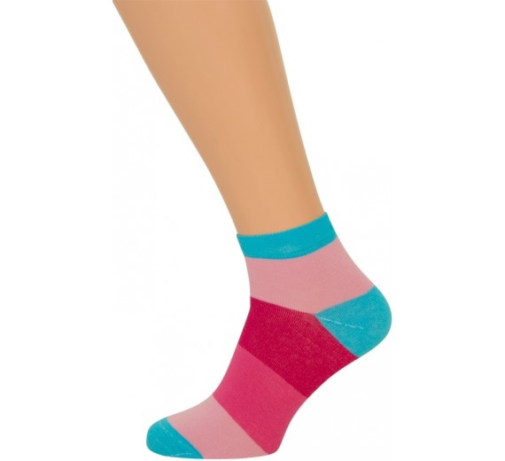 Stribede Ankelstrømper - Str. 43-46