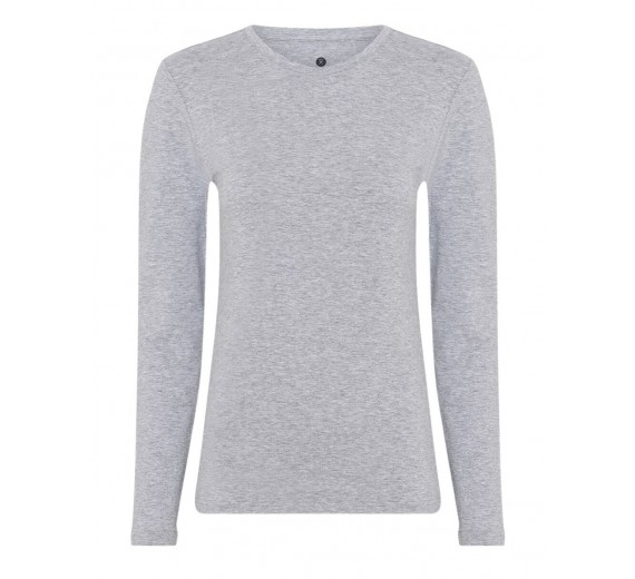 Langærmet bambus t-shirt, dame, JBS of Denmark, grå, str. small