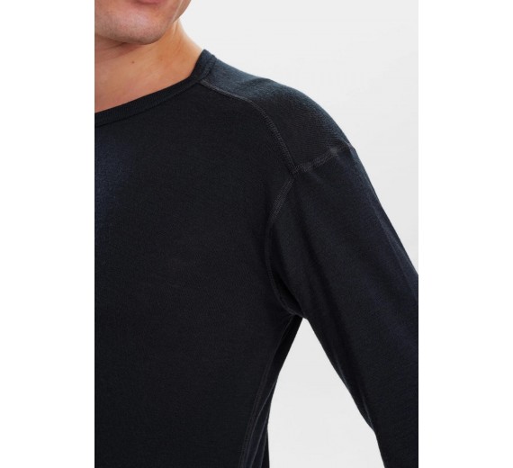 Langærmet JBS uldundertrøje, mand. 100% merinould, str. 2XL