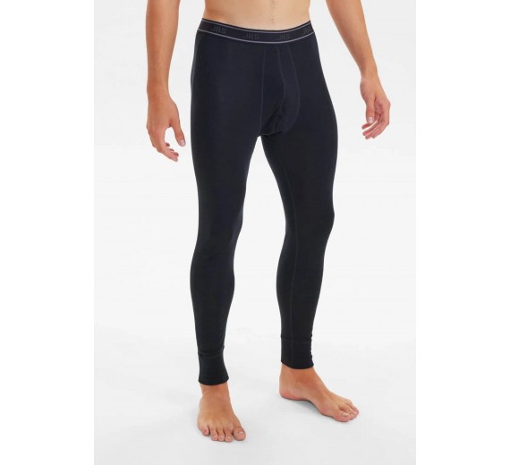 Lange underbukser i 100% merino uld til mænd, JBS, sort, str. medium