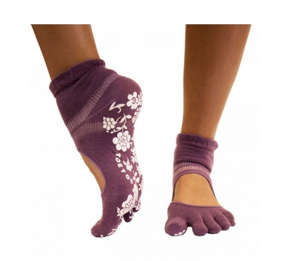 Lilla Yoga & Pilates Anti-Slip Tåstrømper Str. 35-38